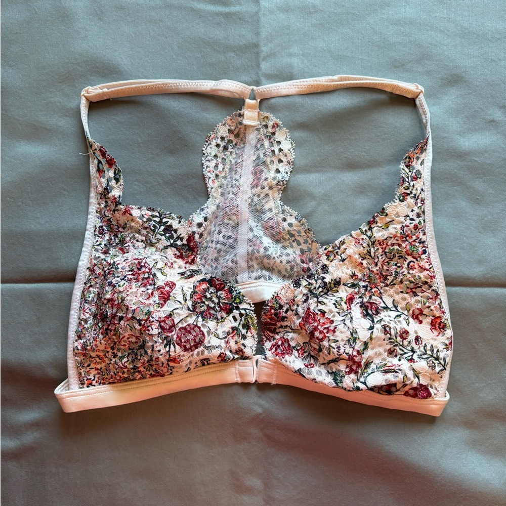 Victoria's Secret Multicolor Floral Lace Bralette